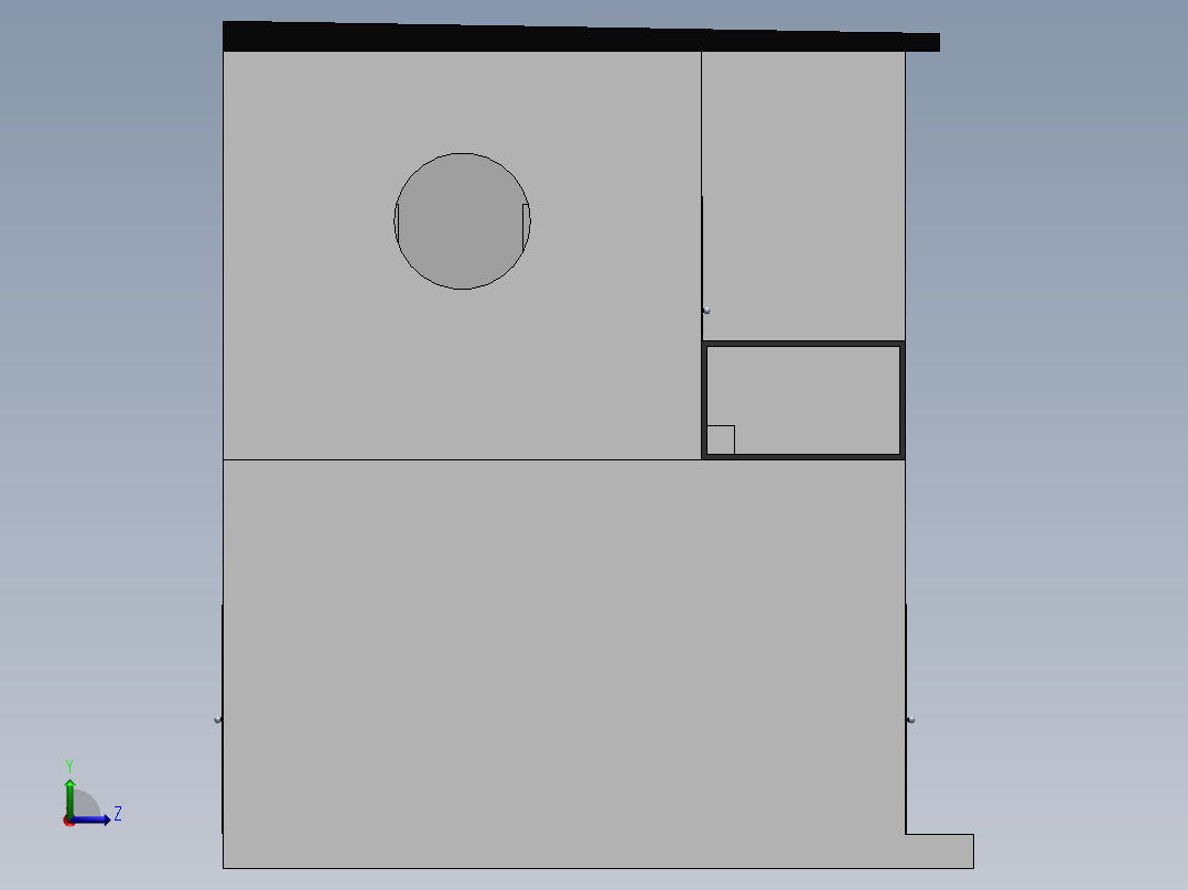 小房子（二层楼房，SW2015左视图