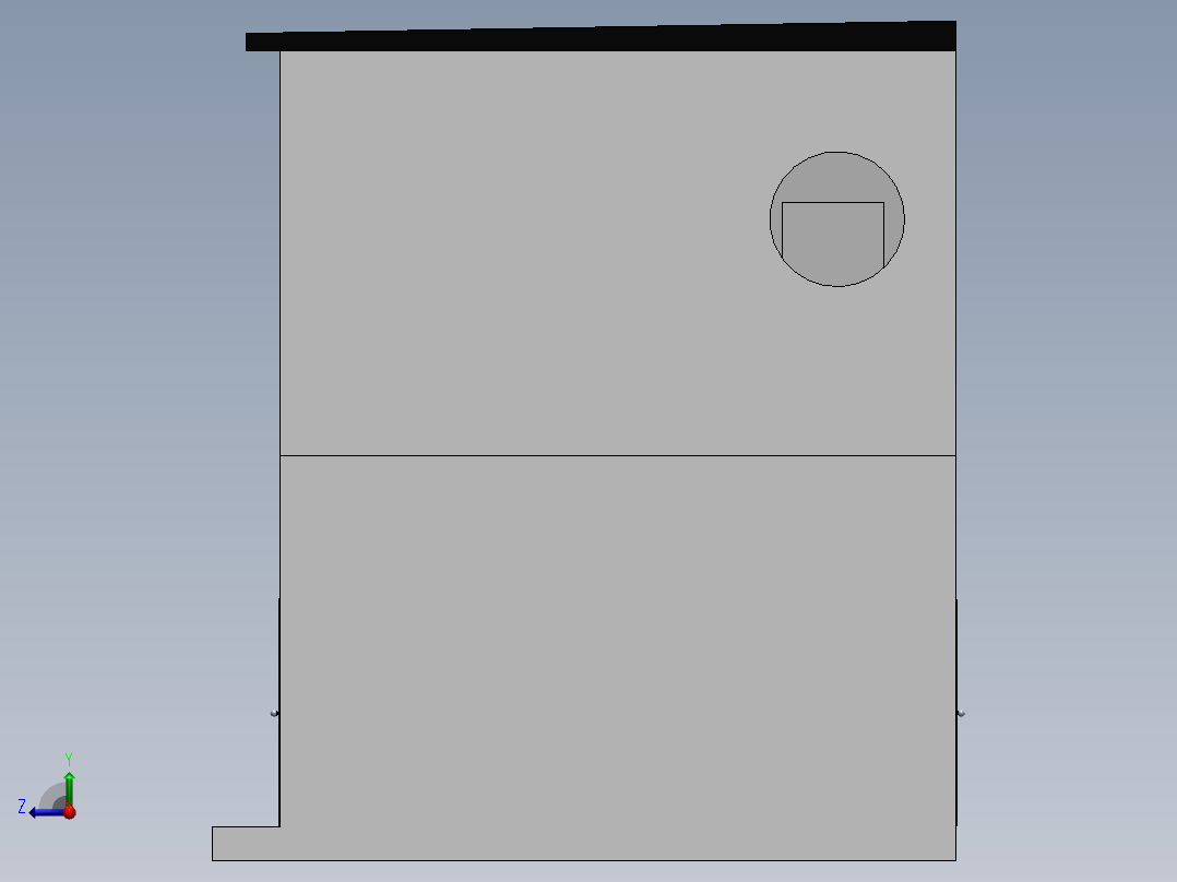 小房子（二层楼房，SW2015右视图