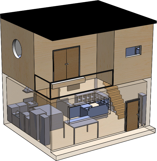 小房子（二层楼房，SW2015