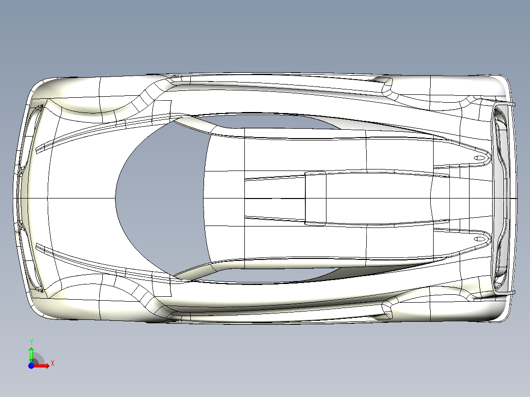 超级跑车前视图