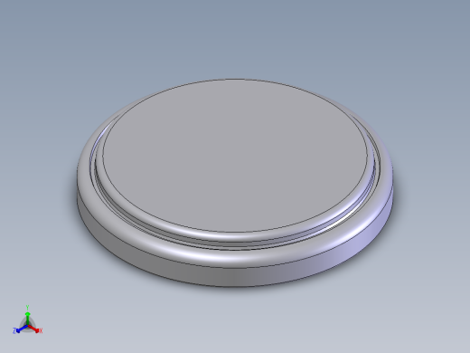 纽扣电池正等轴测缩略图