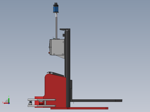 激光无人叉车3D后视缩略图