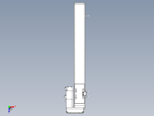 Toyo东佑达直线模组-ETH6M-BR-450-M10B俯视缩略图