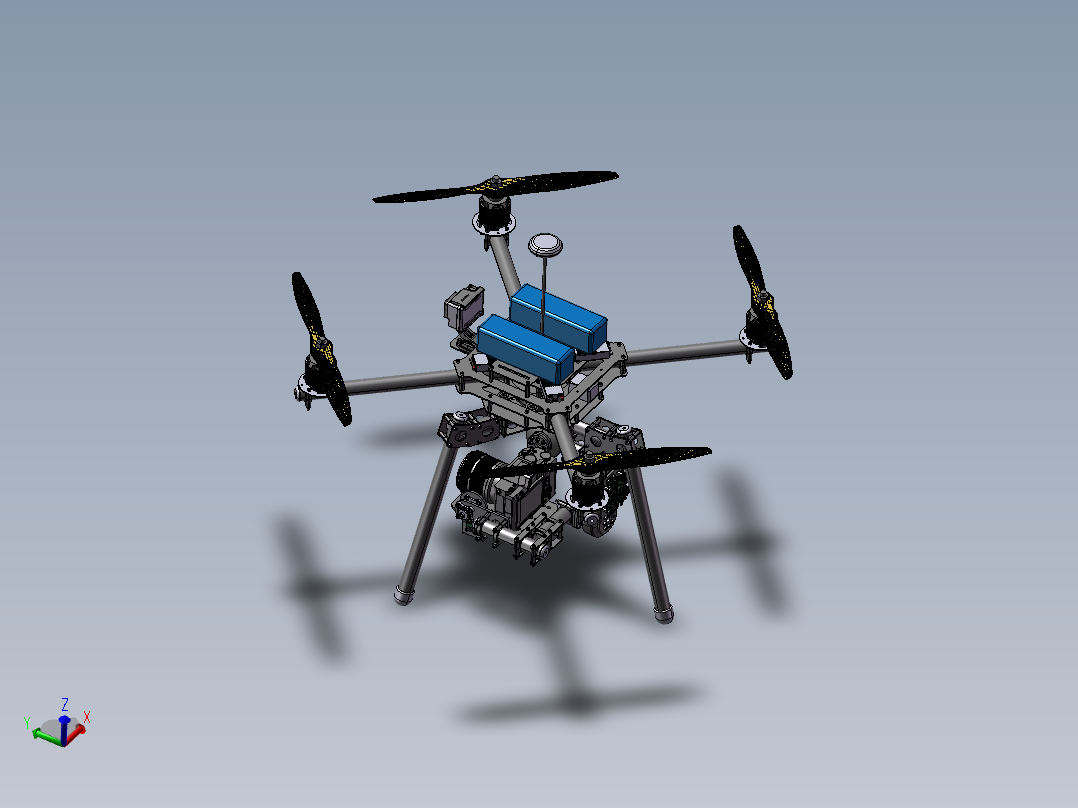 B09-X4航拍四轴无人机模型