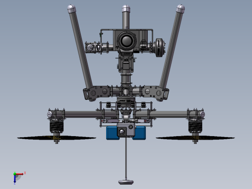 B09-X4航拍四轴无人机模型俯视缩略图