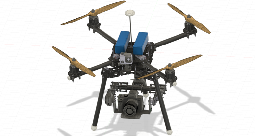 B09-X4航拍四轴无人机模型缩略图