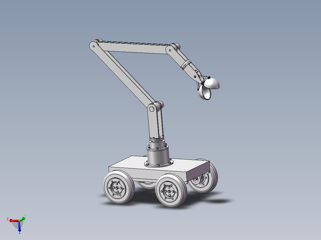 桃子采摘自动装置设计及仿真-采摘机械手