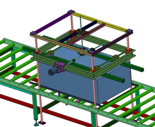 纸箱上盖的自动化关箱压合装置缩略图