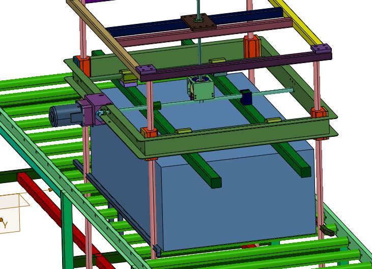 纸箱上盖的自动化关箱压合装置