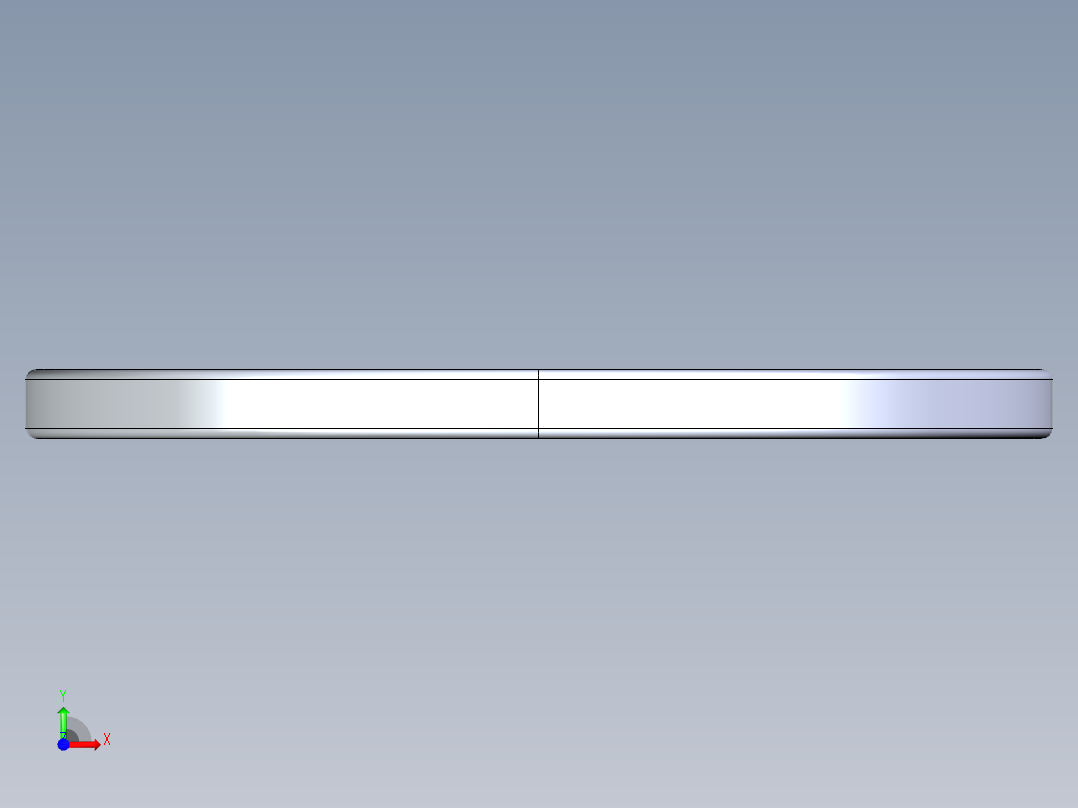 SAE平垫圈-FLAT WASHER SAE 0.4375.STEP前视图