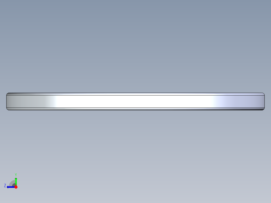 SAE平垫圈-FLAT WASHER SAE 0.4375.STEP右视图