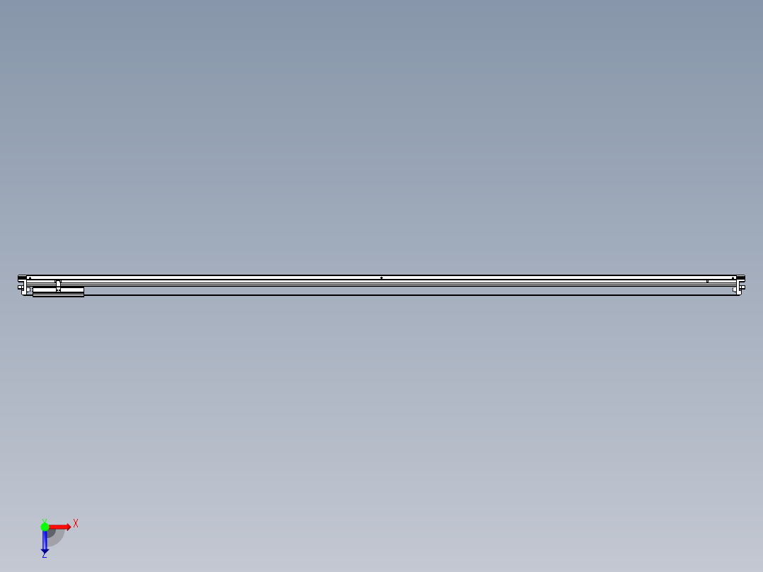 威洛博VL系列直线电机模组-VL17E3-S2650俯视图