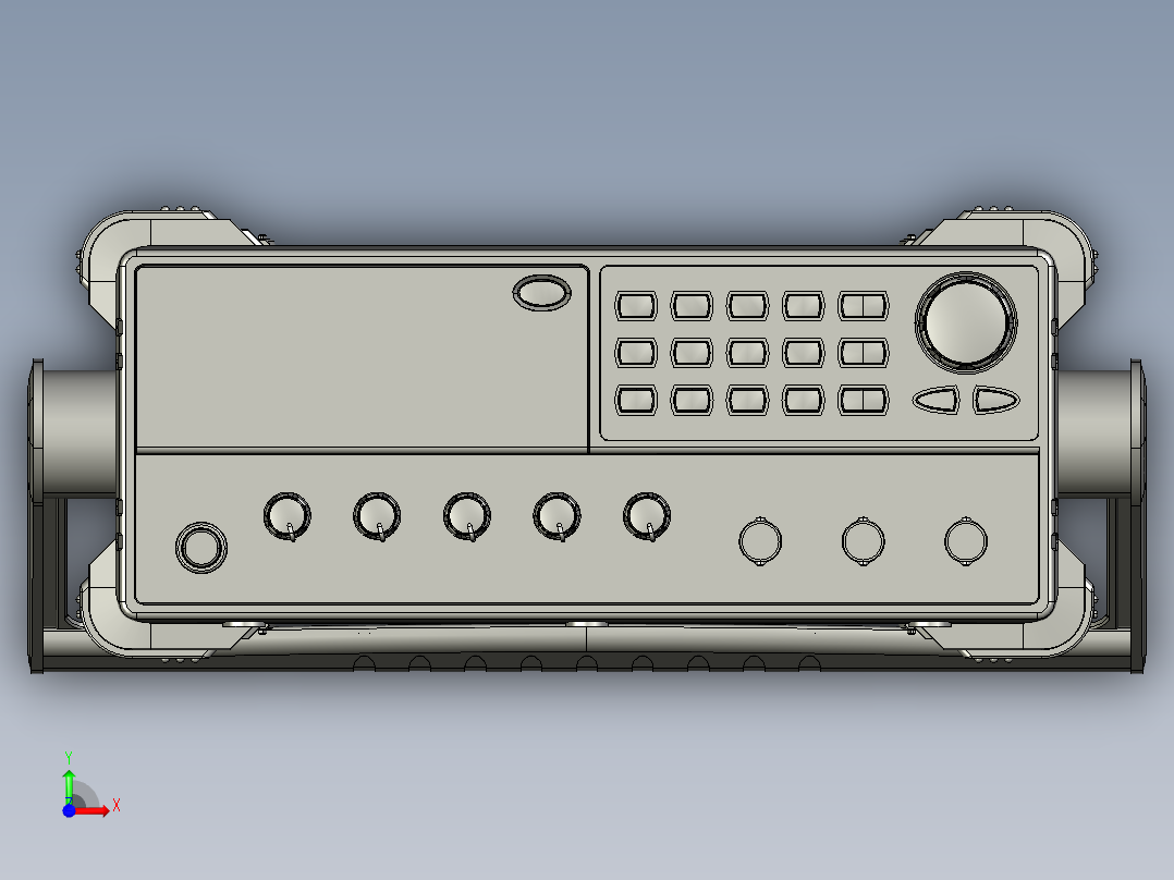 1296 DDS数字信号发生器前视图