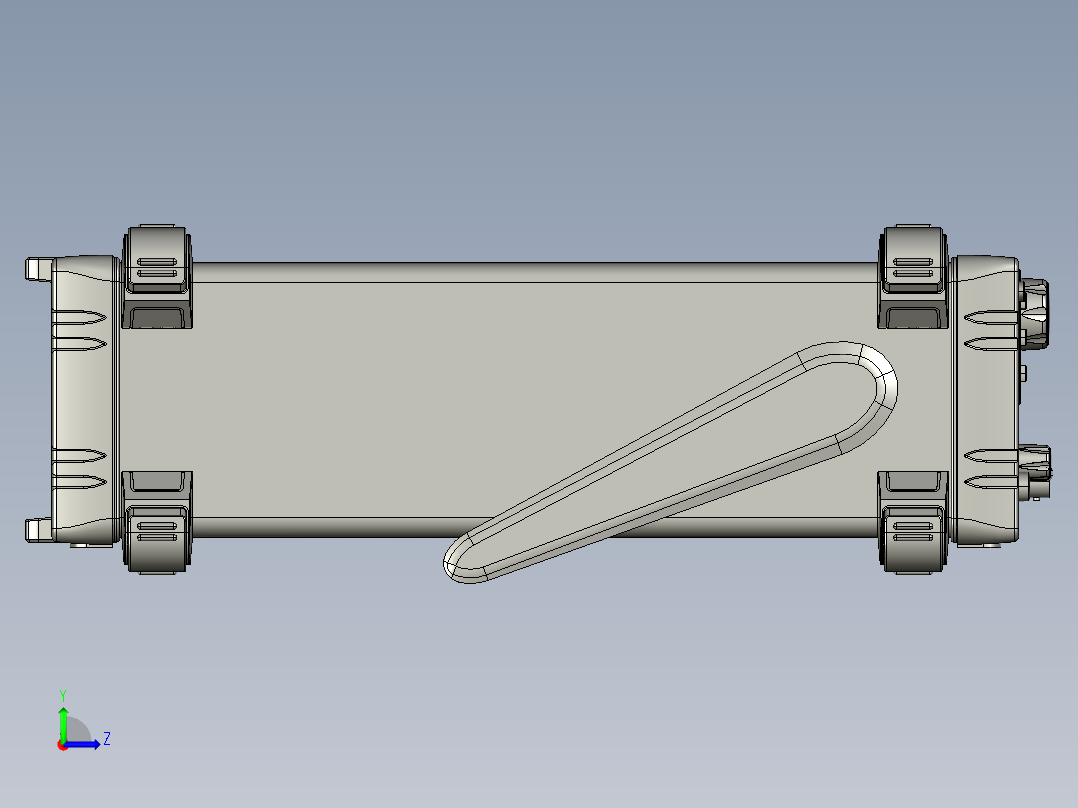 1296 DDS数字信号发生器左视图