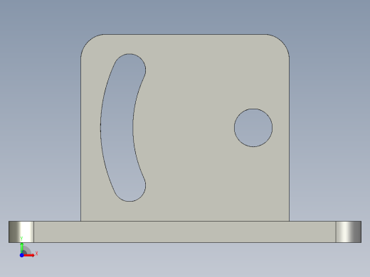 基恩士BL-500bracket_kc图纸模型前视缩略图