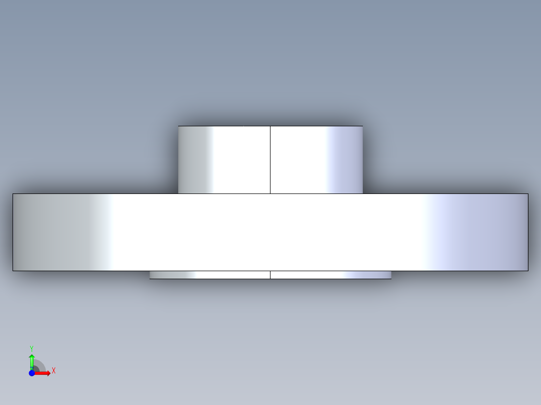 聚氯乙烯配件27-Sch80_Flange Vanstone_FPT_855-007_0.75in前视图