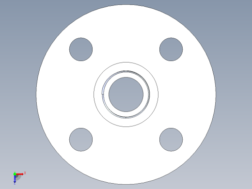 聚氯乙烯配件27-Sch80_Flange Vanstone_FPT_855-007_0.75in俯视缩略图