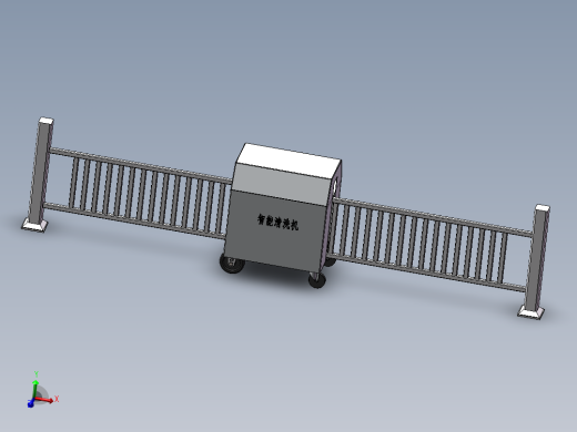 围栏清洗机打包