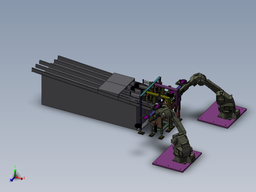 机器人自动装配线