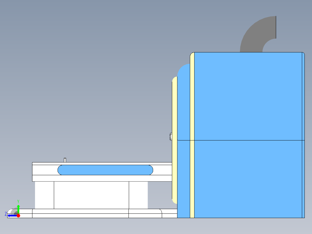 磁共振扫描仪右视图