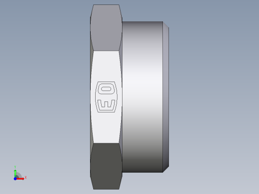 卡套式工业通用硬管接头EO_Blanking_plug_for_tube_ends_ROV42L71X前视缩略图