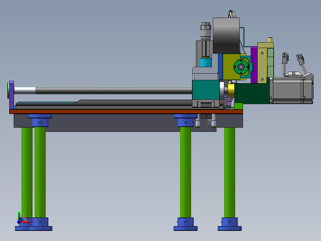 路由器驱动电路功能测试设备生产线前视图