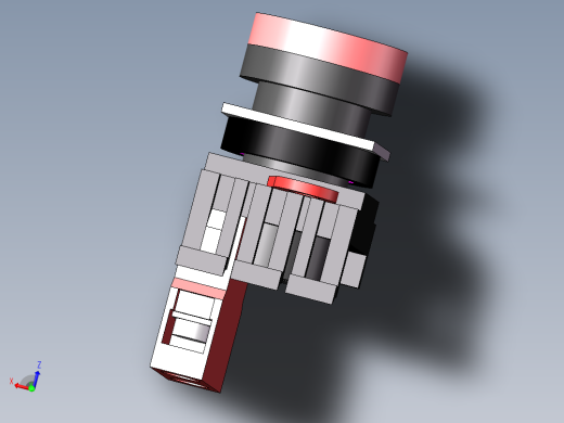 自锁按钮（带灯）YW1L-AF2E10Q4R（24V红）