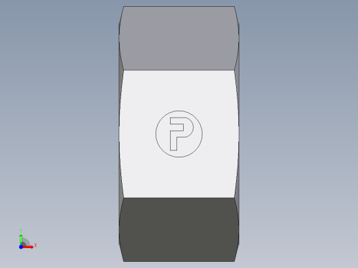 卡套式工业通用硬管接头EO_Nut_EO_24__Cone_end_M38SCFX前视缩略图