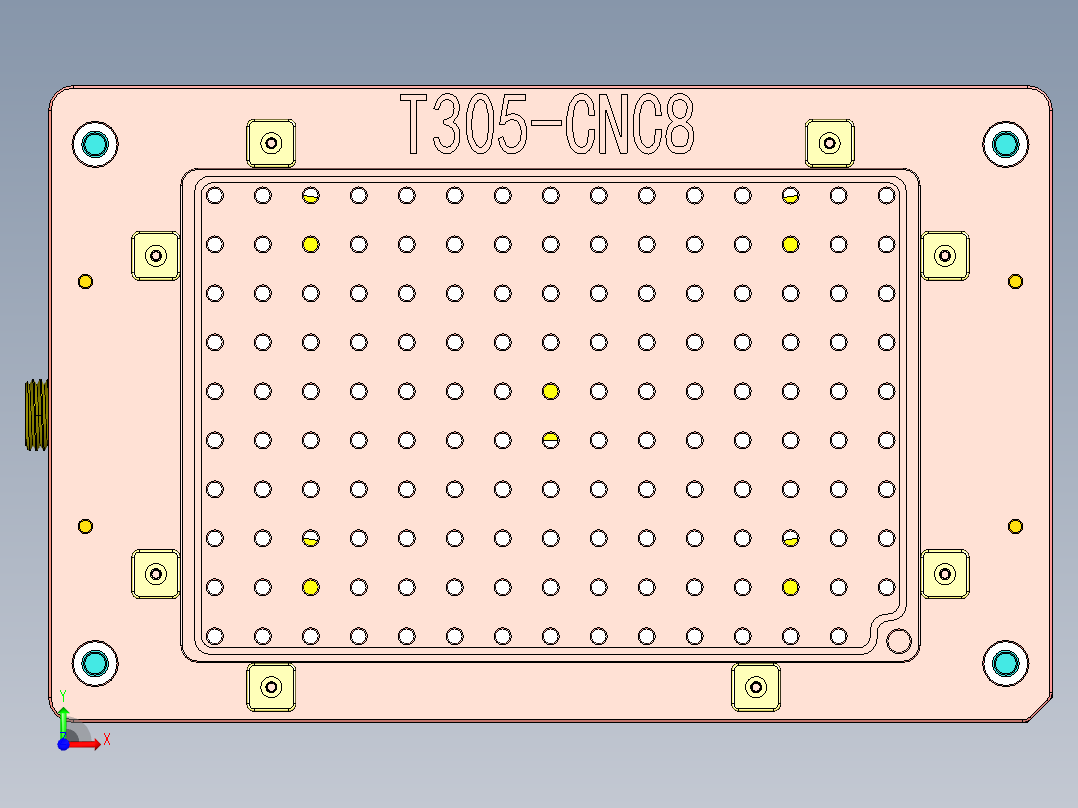 T305-CNC8笔记本CNC工装夹具三维模型-0525前视图