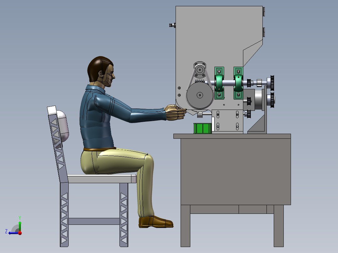 针管分拣包装机sw18可编辑右视图