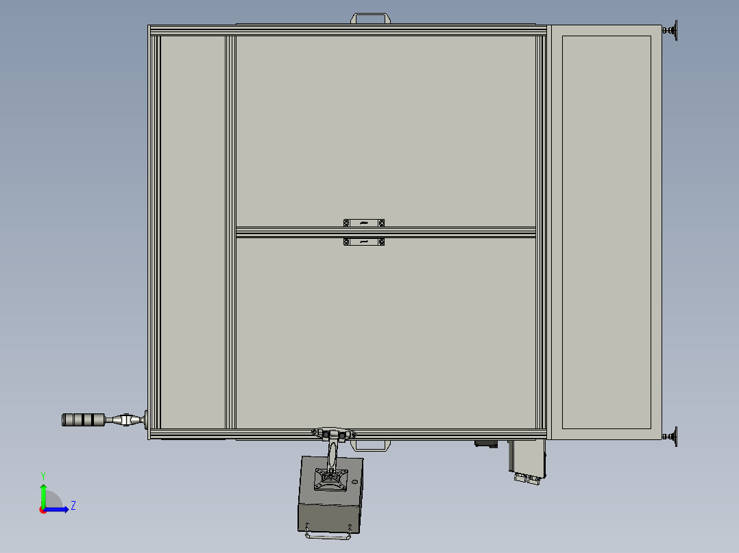6MM端子自动组装设备左视图