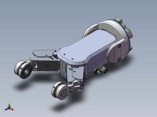 双爪机械手（专用）（需要特征识别）正等轴测缩略图