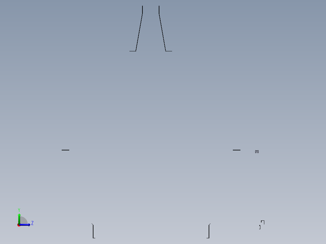 电控柜、龙门机床左视图