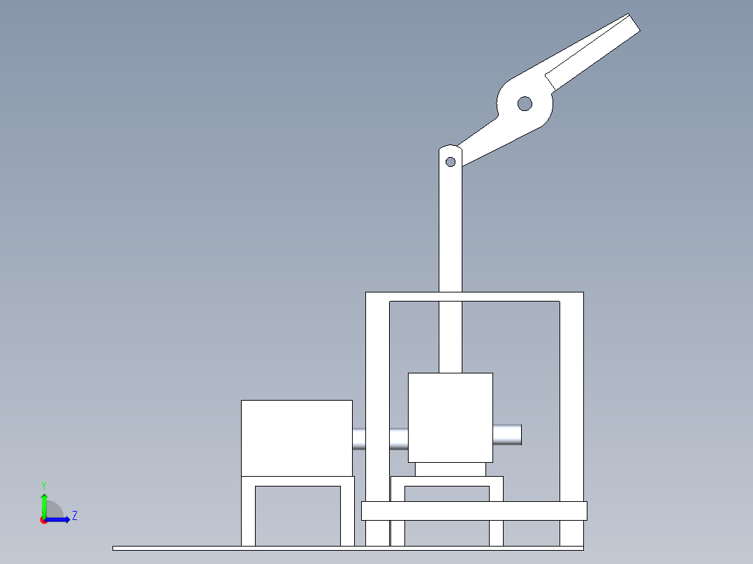 B3003305-自动剪板机左视图