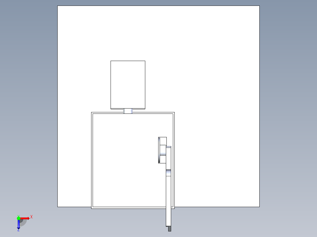B3003305-自动剪板机俯视图