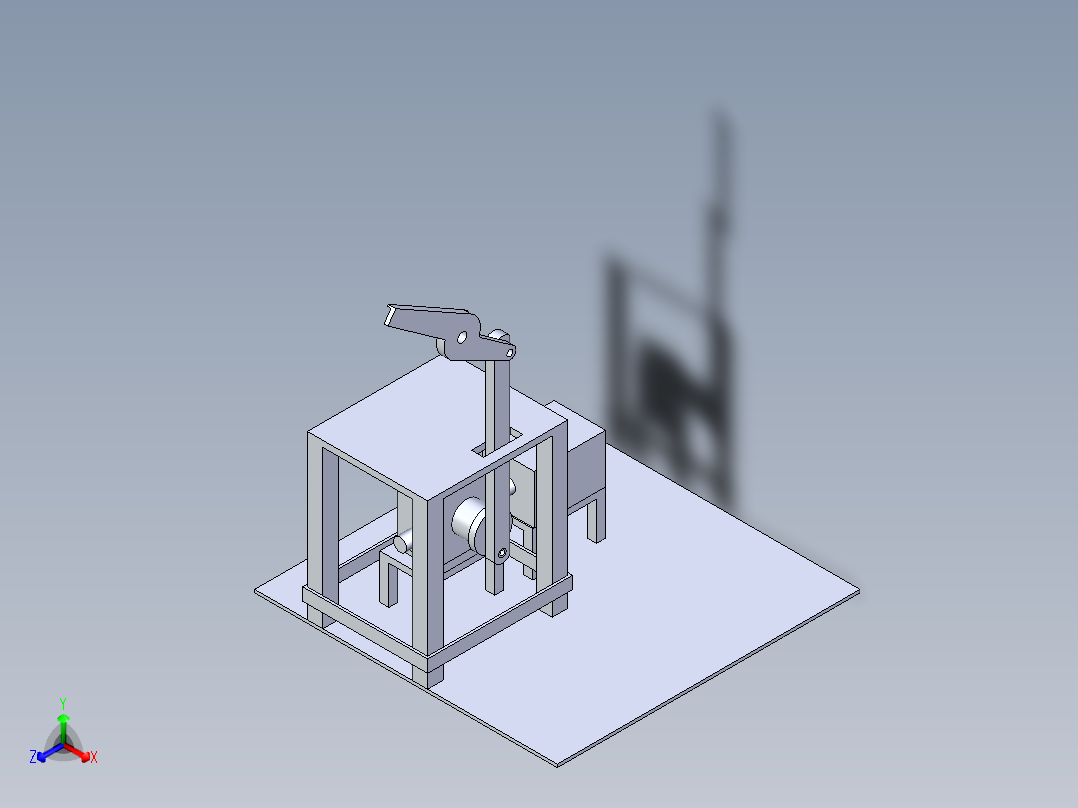 B3003305-自动剪板机正等轴测图