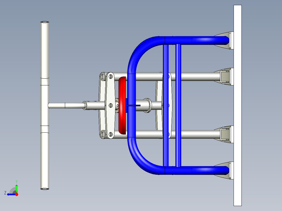 B2004003-滑雪橇右视图