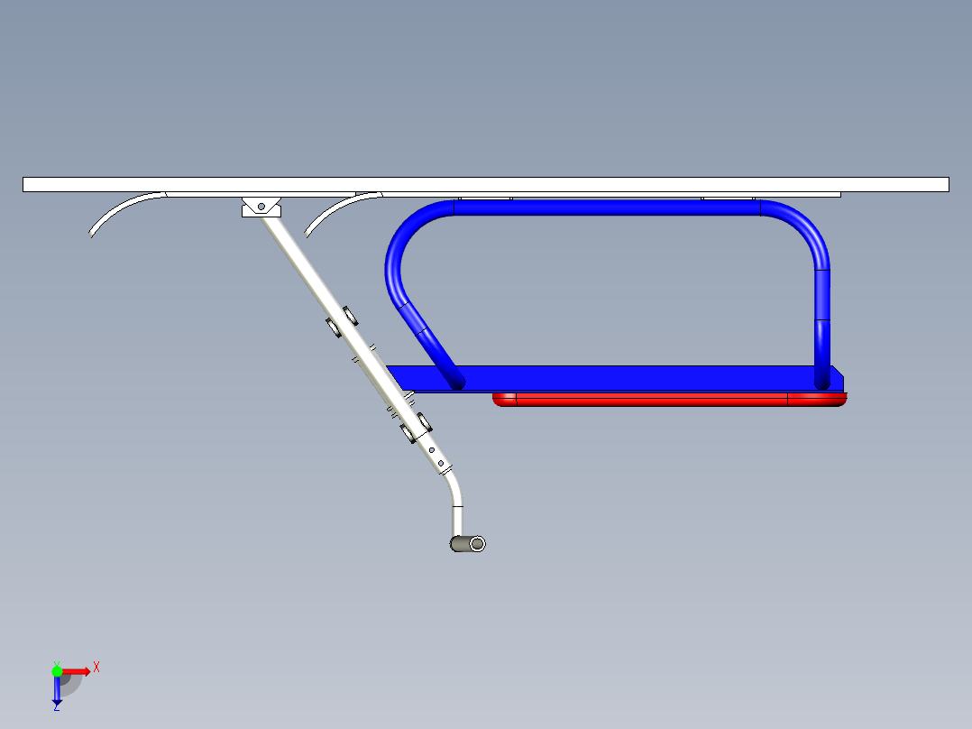 B2004003-滑雪橇俯视图