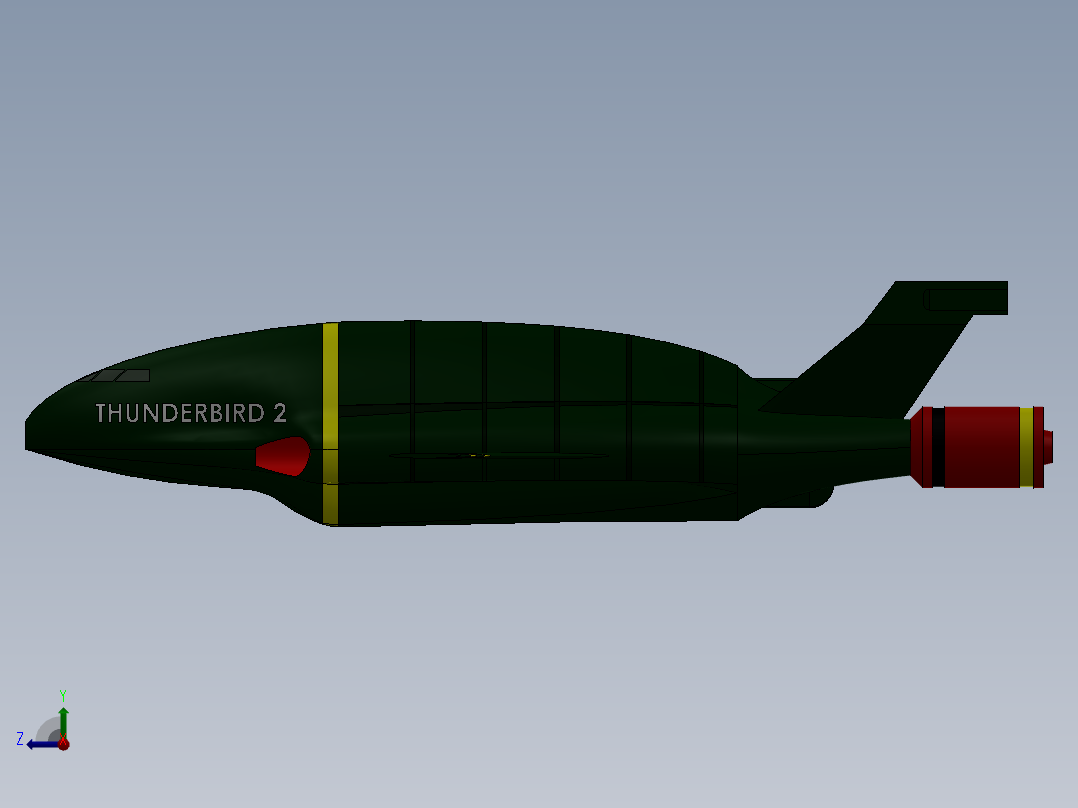 A3003275-雷鸟 2潜航器右视图