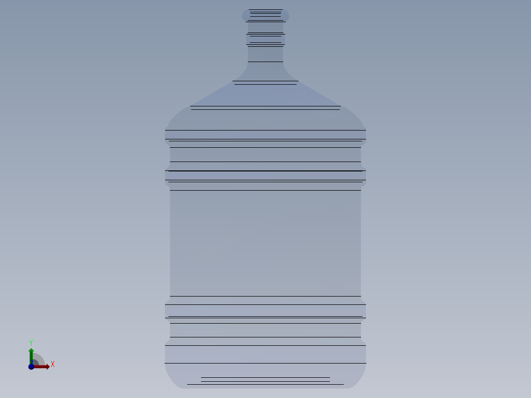 瓶子、罐子、桶(107)前视图