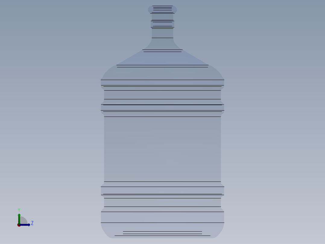 瓶子、罐子、桶(107)左视图