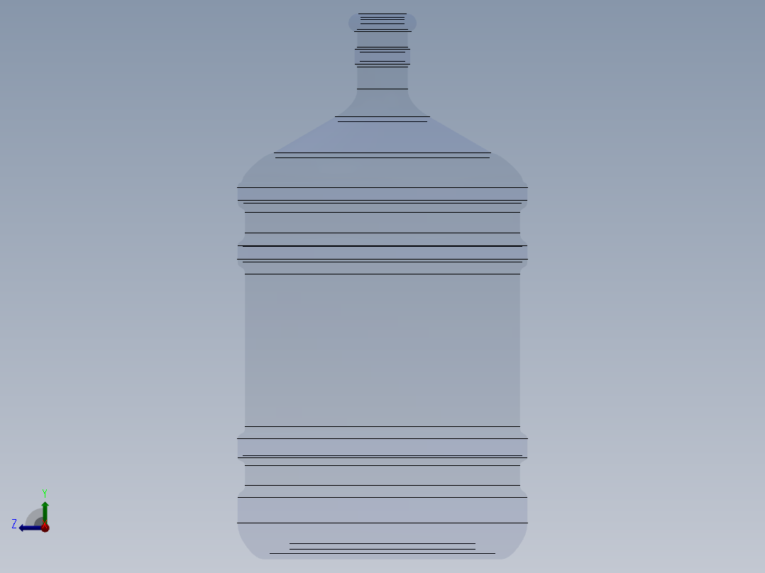 瓶子、罐子、桶(107)右视图