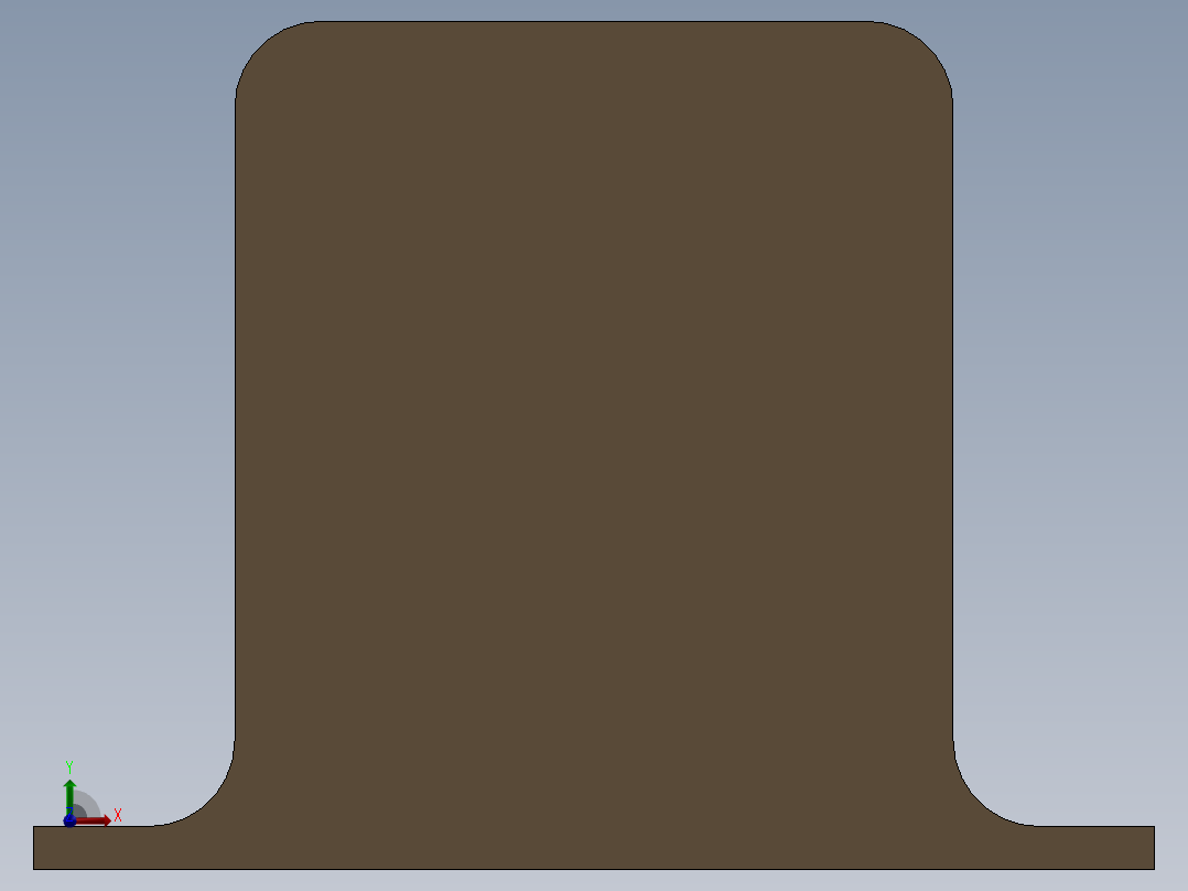 电磁锁占位模型前视图