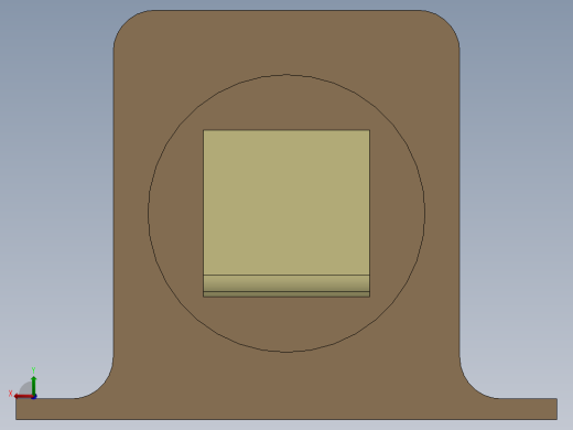 电磁锁占位模型后视缩略图