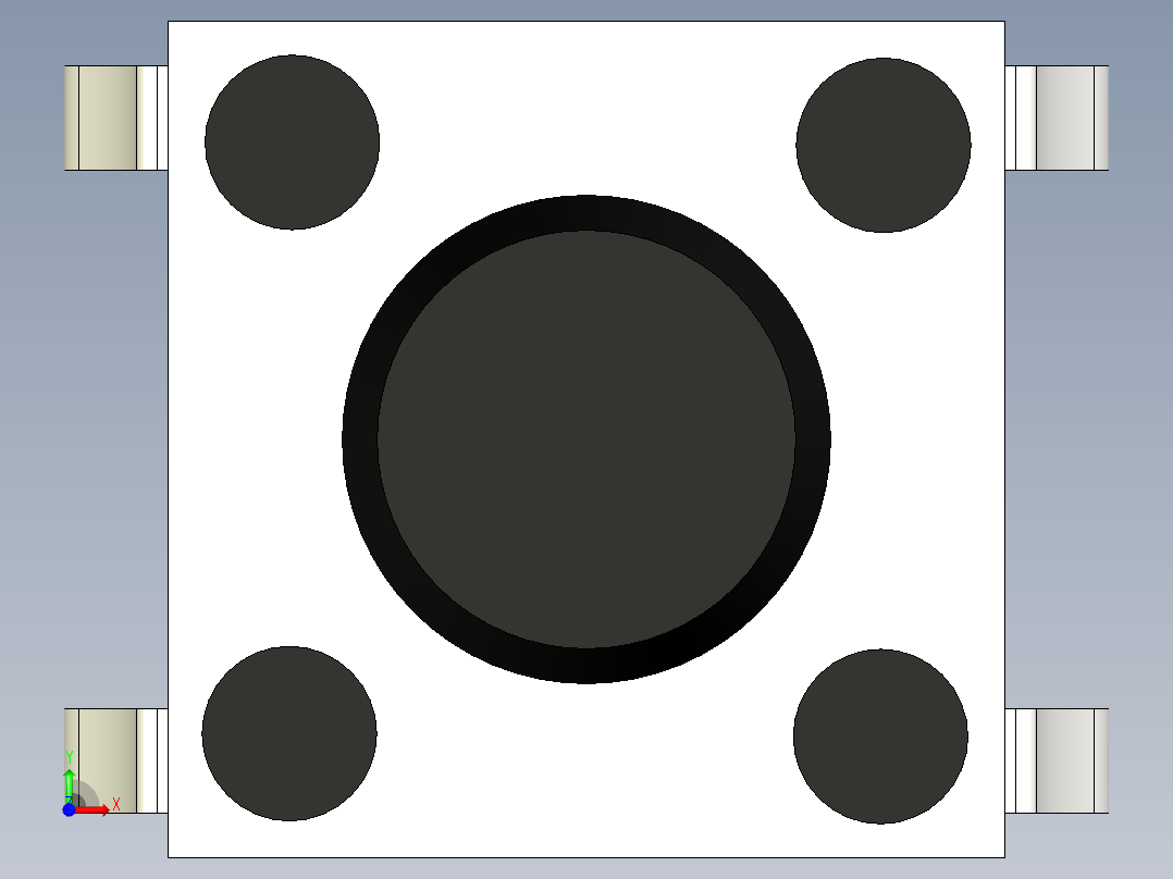 A0002930-按动开关 电按钮 小前视图