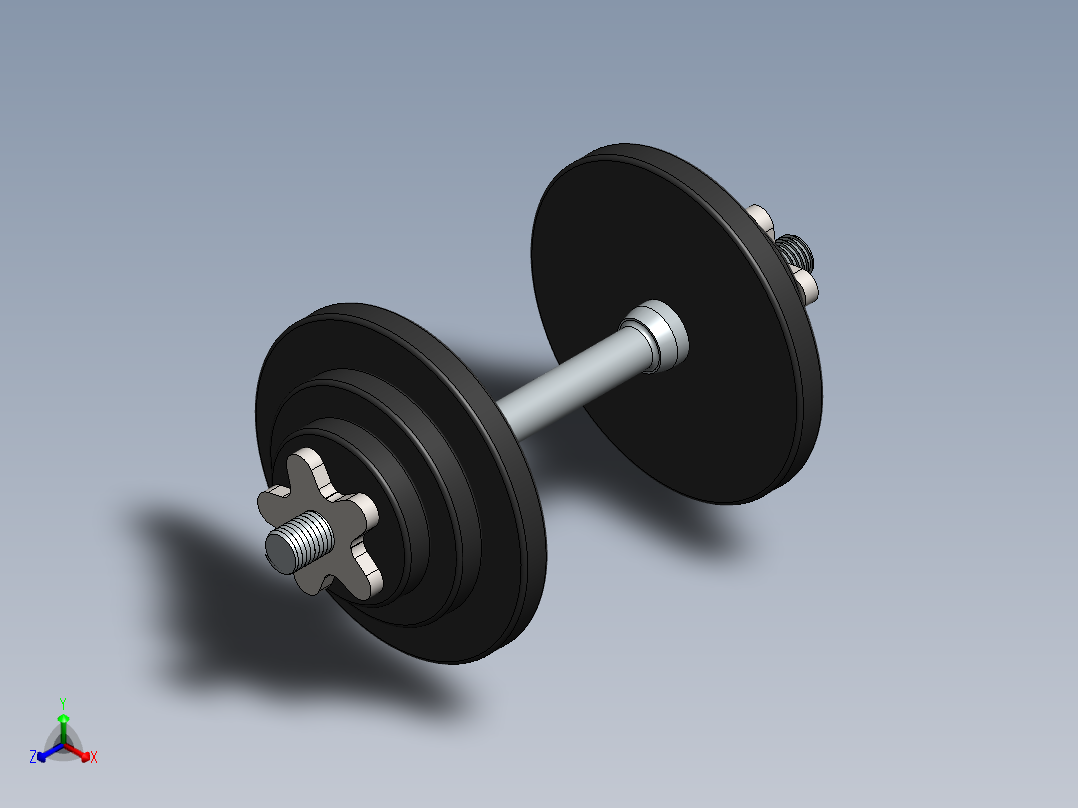 健身器材(20)正等轴测图