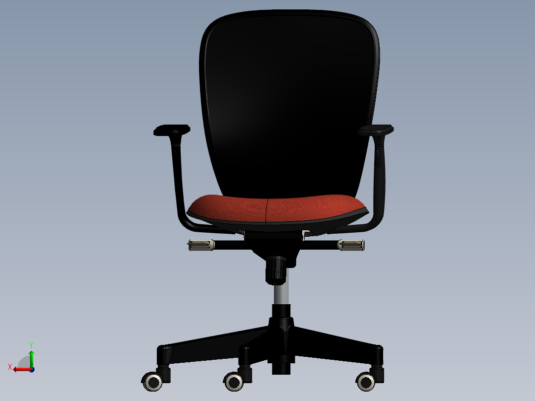 椅子、凳子(28)后视图