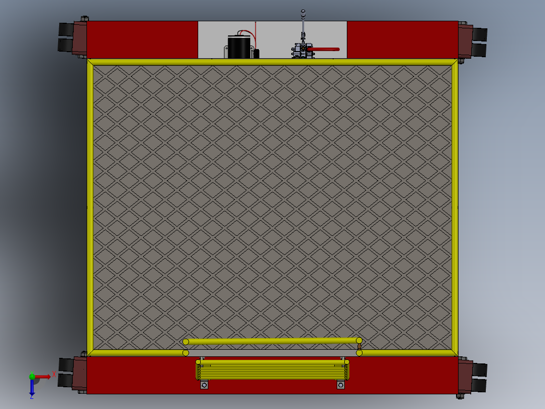 剪叉式升降机 、升降机(14)俯视图