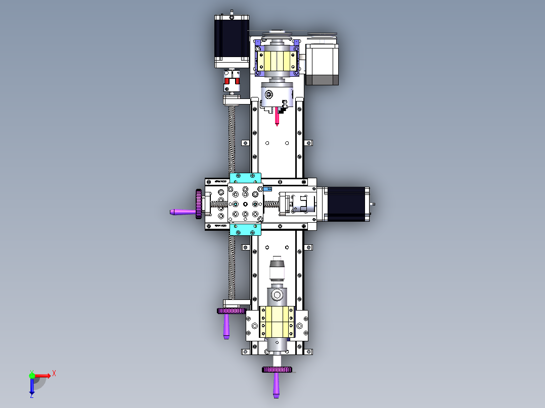 桌面数控小车床 887979俯视图