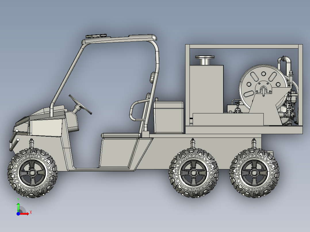 卡丁车 钢管车(46)前视图